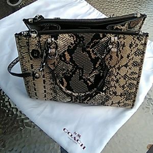 Coach Crosby in Exotic Pieced Leather